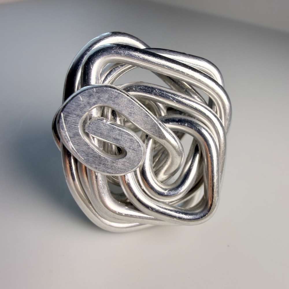 Twisted Aluminum Ring - Picture 7 of 7